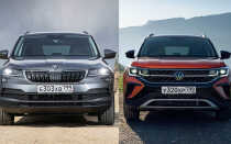Сравнение Skoda Karoq и Volkswagen Taos — какой кроссовер лучше