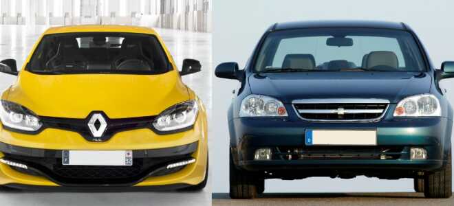 Какой автомобиль лучше: Chevrolet Lacetti или Renault Megan