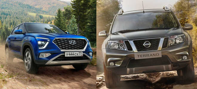 Что лучше выбрать: Hyundai Creta и Nissan Terrano