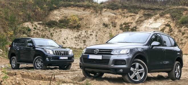 Какой автомобиль лучше: Volkswagen Touareg или Toyota Land Cruiser Prado