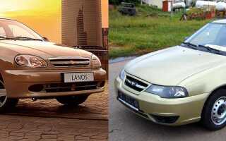 Какой автомобиль лучше: Chevrolet Lanos или Daewoo Nexia