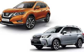 Какой автомобиль лучше: Subaru Forester или Nissan X-Trail