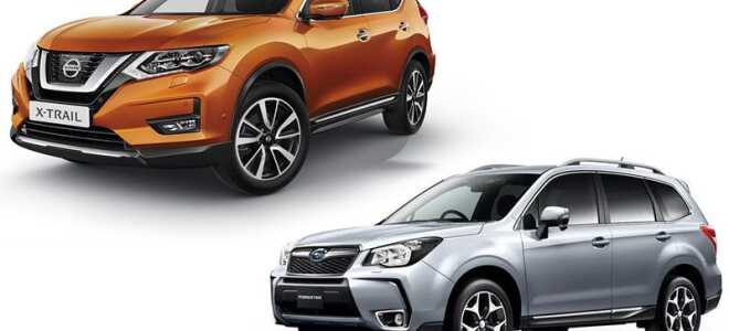 Какой автомобиль лучше: Subaru Forester или Nissan X-Trail