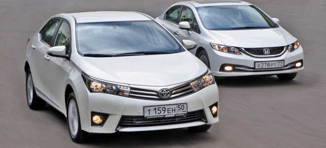 Тойота Королла или Хонда Цивик: что лучше выбрать
