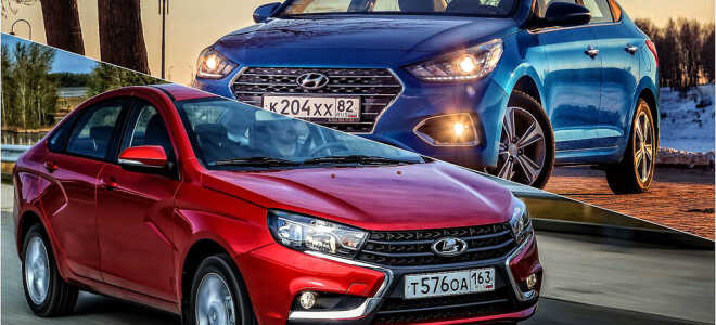 Какой автомобиль лучше: Lada Vesta или Hyundai Solaris