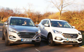 Какой автомобиль лучше: Hyundai Tucson или Santa Fe