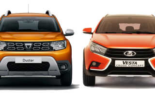 Какой автомобиль лучше: Lada Vesta SW Cross или Renault Duster