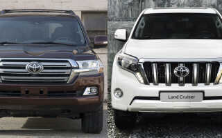 Какой автомобиль лучше: Toyota Land Cruiser Prado или Toyota Land Cruiser 200