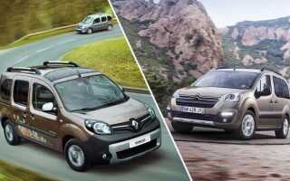 Какой автомобиль лучше: Renault Kangoo или Citroën Berlingo