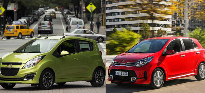 Что лучше выбрать: Chevrolet Spark или Kia Picanto