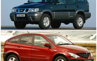 Сравнение Nissan Terrano и SsangYong Actyon