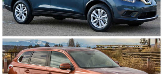 Какой японский кроссовер лучше: Nissan X-Trail или Mitsubishi Outlander
