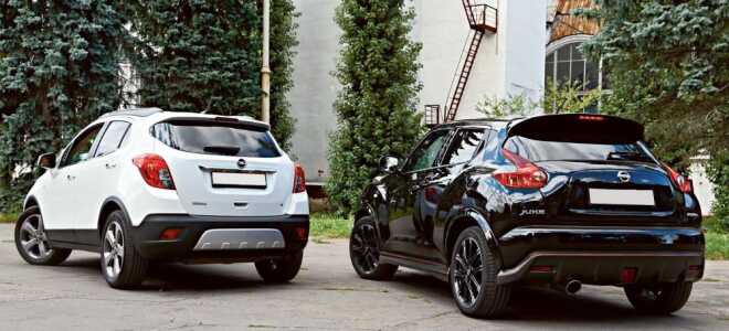 Какой автомобиль лучше: Opel Mokka или Nissan Juke
