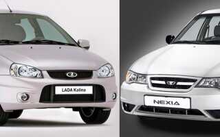 Какой автомобиль лучше: Daewoo Nexia или Lada Kalina