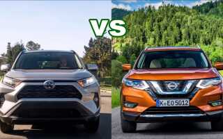 Какой автомобиль лучше: Nissan X-Trail или Toyota RAV4