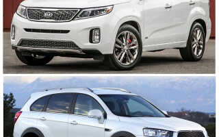 Что лучше: Chevrolet Captiva или Kia Sorento