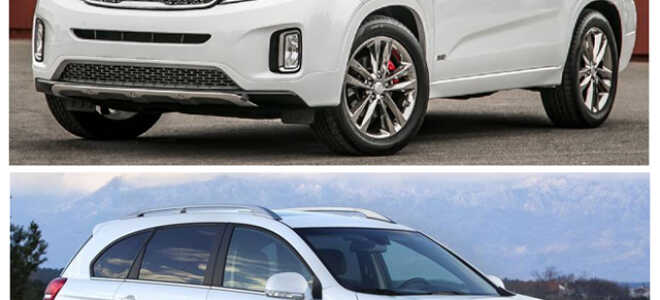 Что лучше: Chevrolet Captiva или Kia Sorento