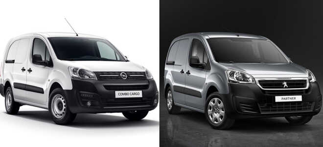 Сравнение Opel Combo и Peugeot Partner