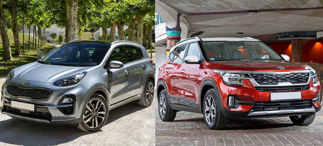 Сравнение Kia Seltos и Kia Sportage — какой кроссовер лучше