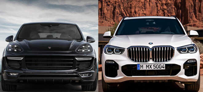 Сравнение BMW X5 и Porsche Cayenne — какой кроссовер выбрать