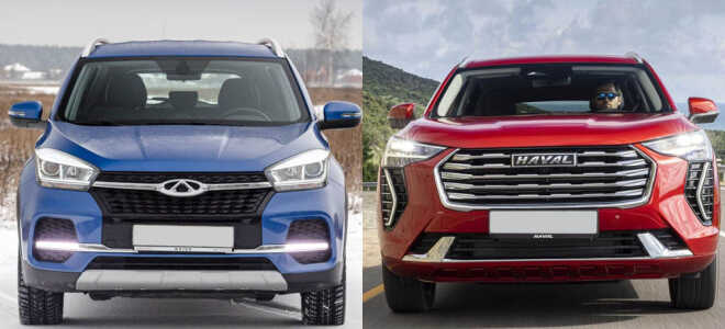 Сравнение Chery Tiggo и Haval Jolion — какой из этих китайских кроссоверов лучше