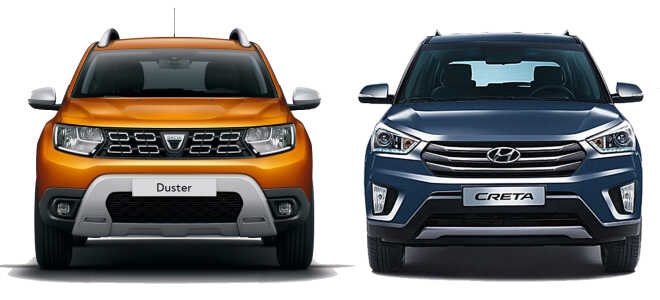Какой автомобиль лучше: Renault Duster или Hyundai Creta