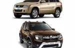 Какой автомобиль лучше: Renault Duster или Suzuki Grand Vitara