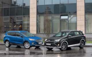 Какой автомобиль лучше: сравнительный тест Ford Kuga и Toyota RAV4