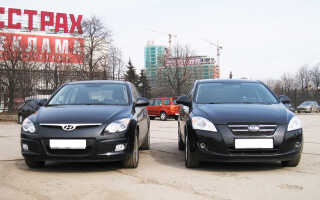 Киа Сид или Хендай i30: что лучше выбрать