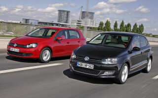 Какой автомобиль лучше: Volkswagen Polo или Volkswagen Golf