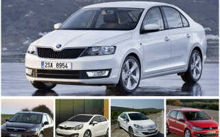 Сравнение Skoda Rapid, Kia Rio, Peugeot 408, Ford Focus и Volkswagen Polo