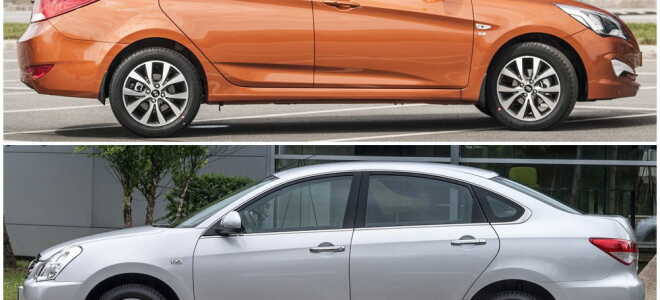 Сравнение Хёндай Солярис или Ниссан Альмера