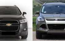 Какой автомобиль лучше: Chevrolet Captiva или Ford Kuga