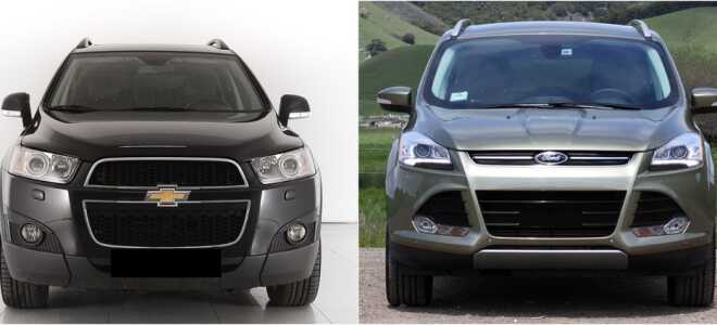 Какой автомобиль лучше: Chevrolet Captiva или Ford Kuga