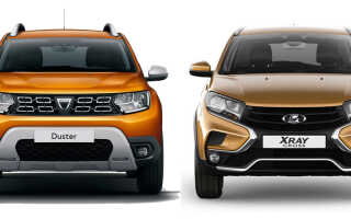 Какой автомобиль лучше: Lada XRAY или Renault Duster