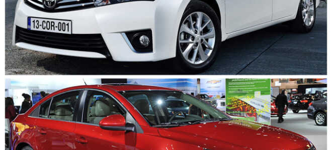 Какой седан лучше: Toyota Corolla или Chevrolet Cruze