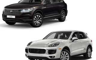 Какой автомобиль лучше: Volkswagen Touareg или Porsche Cayenne