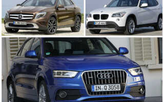 Сравнение Mercedes GLA с Audi Q3 и BMW X1