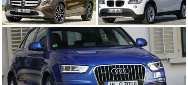 Сравнение Mercedes GLA с Audi Q3 и BMW X1