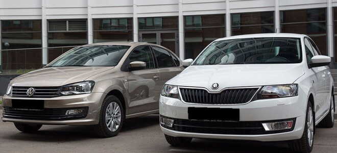 Какой автомобиль лучше: Volkswagen Polo или Skoda Rapid