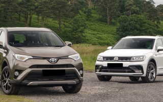 Какой автомобиль лучше: Volkswagen Tiguan или Toyota Rav4