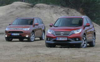 Какой автомобиль лучше: Хонда CR-V или Мицубиси Аутлендер