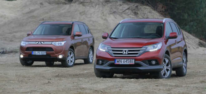 Какой автомобиль лучше: Хонда CR-V или Мицубиси Аутлендер