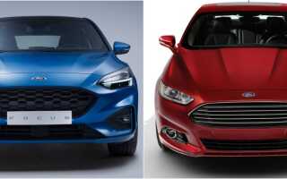 Какой автомобиль лучше: Ford Focus или Ford Mondeo