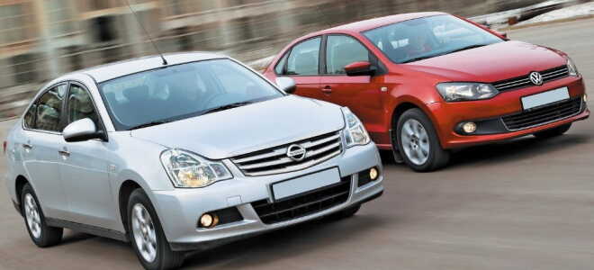 Какой автомобиль лучше: Nissan Almera или Volkswagen Polo