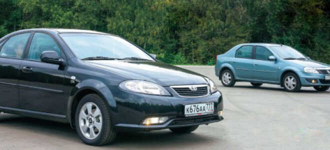 Какой автомобиль лучше — Дэу Джентра или Рено Логан