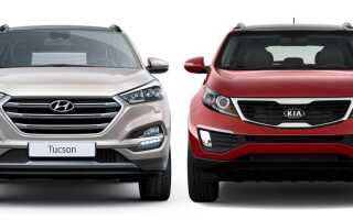 Какой автомобиль лучше: Hyundai Tucson или Kia Sportage
