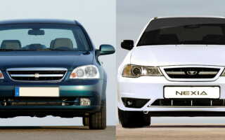 Какой автомобиль лучше: Chevrolet Lacetti или Daewoo Nexia