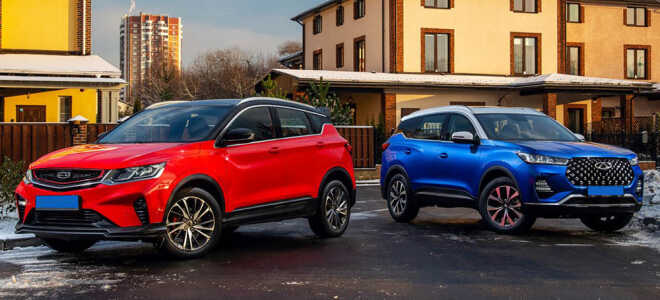 Сравнение Chery Tiggo и Geely Coolray – какой кроссовер лучше выбрать