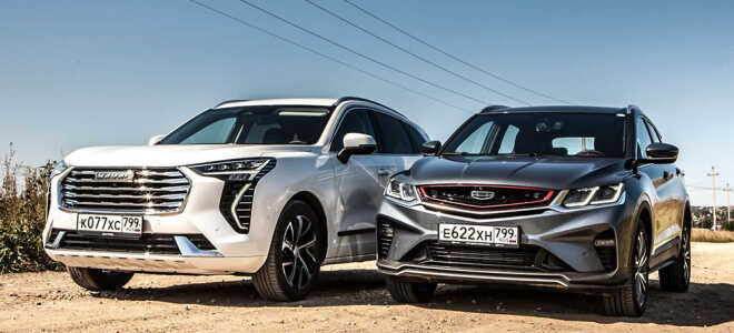 Сравнение Geely Coolray и Haval Jolion — какой из этих кроссоверов выбрать